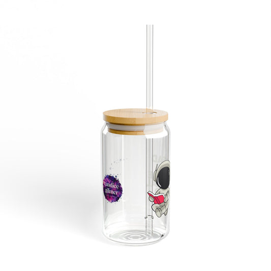 I Read to Escape Sipper Glass, 16oz - Candice Gilmer Books