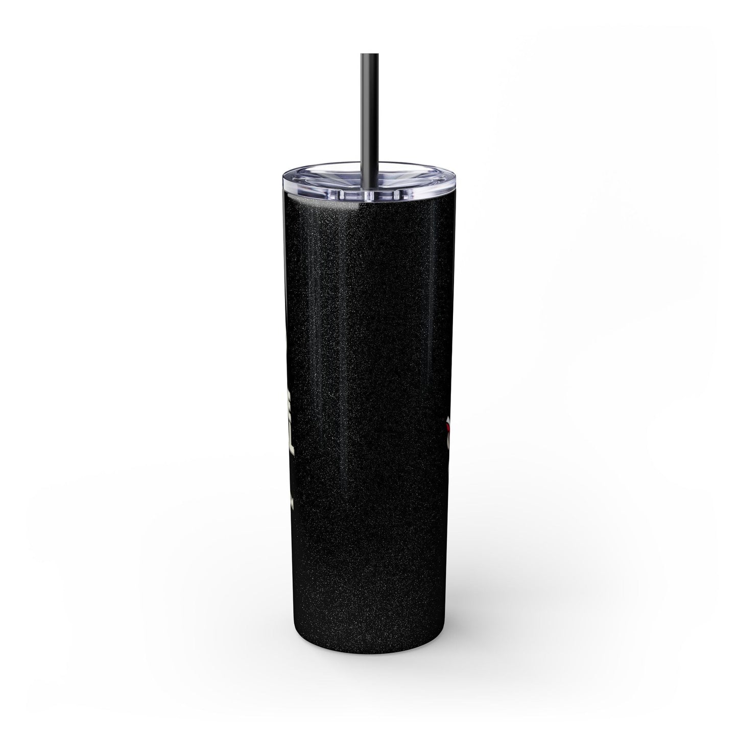I Read to Escape the Real World Skinny Glitter Tumbler with Straw, Perfect for Space Lovers, Travel Mug, Coffee Cup, Drinkware - Candice Gilmer Books