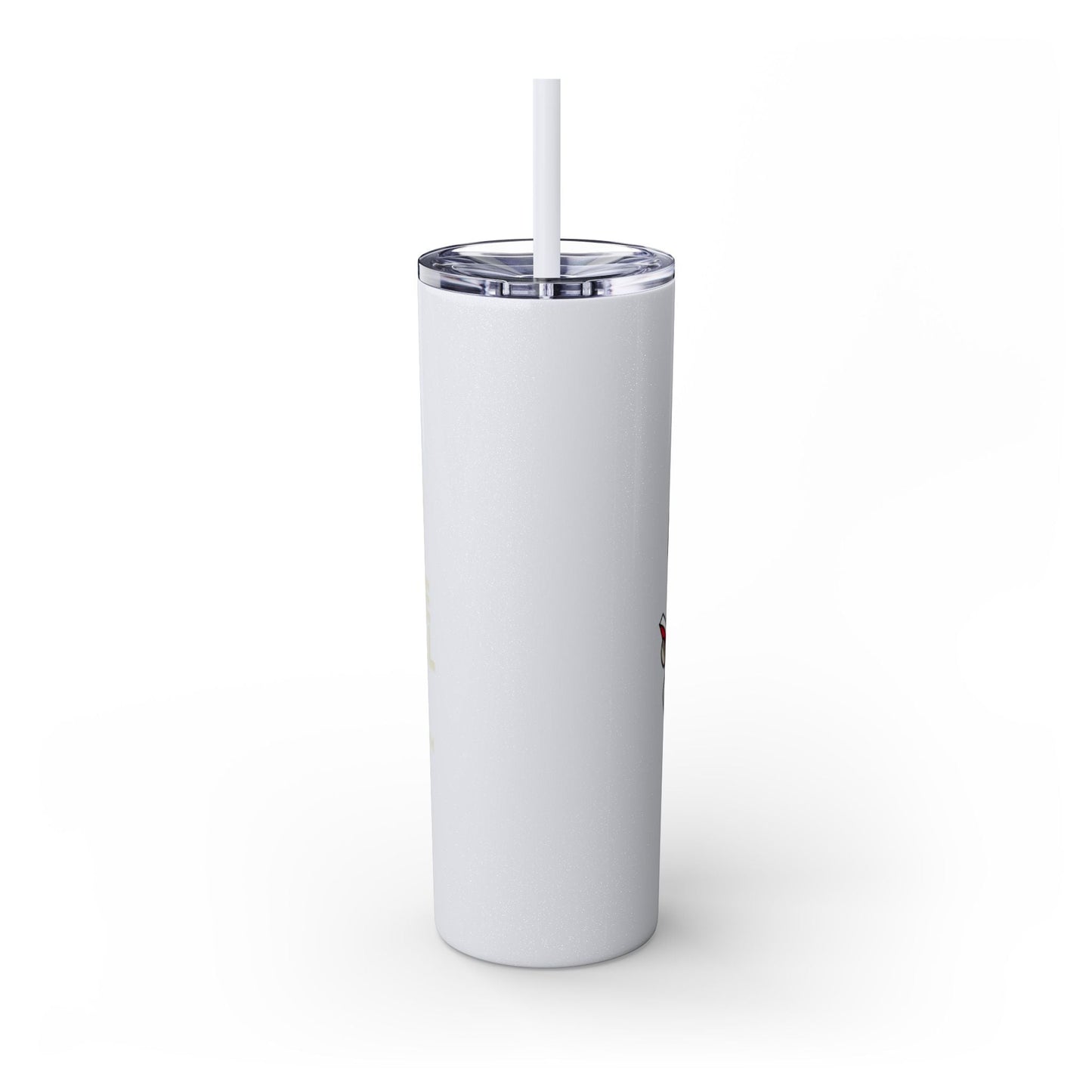 I Read to Escape the Real World Skinny Glitter Tumbler with Straw, Perfect for Space Lovers, Travel Mug, Coffee Cup, Drinkware - Candice Gilmer Books