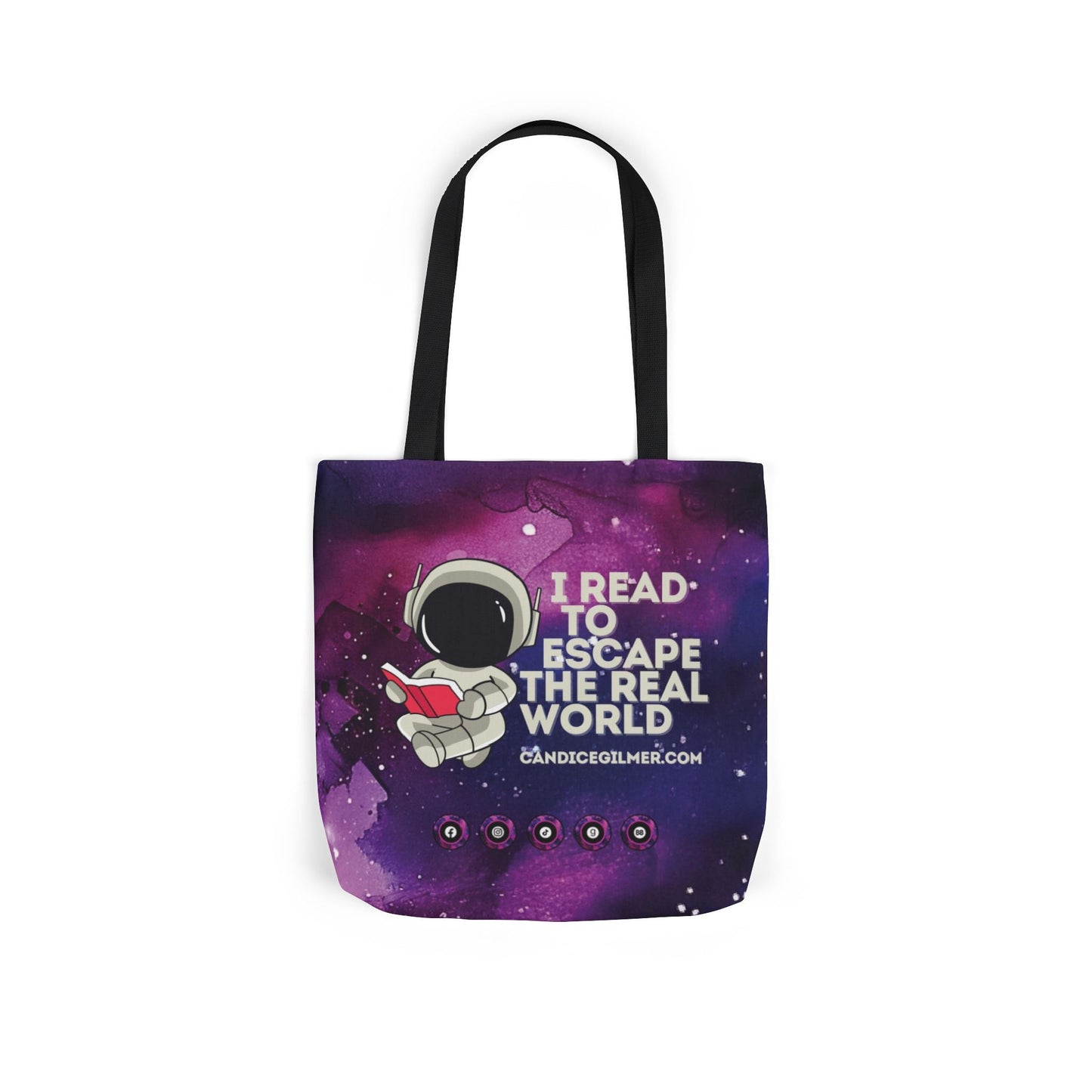 I Read to Escape the Real World Tote Bag - Candice Gilmer Books