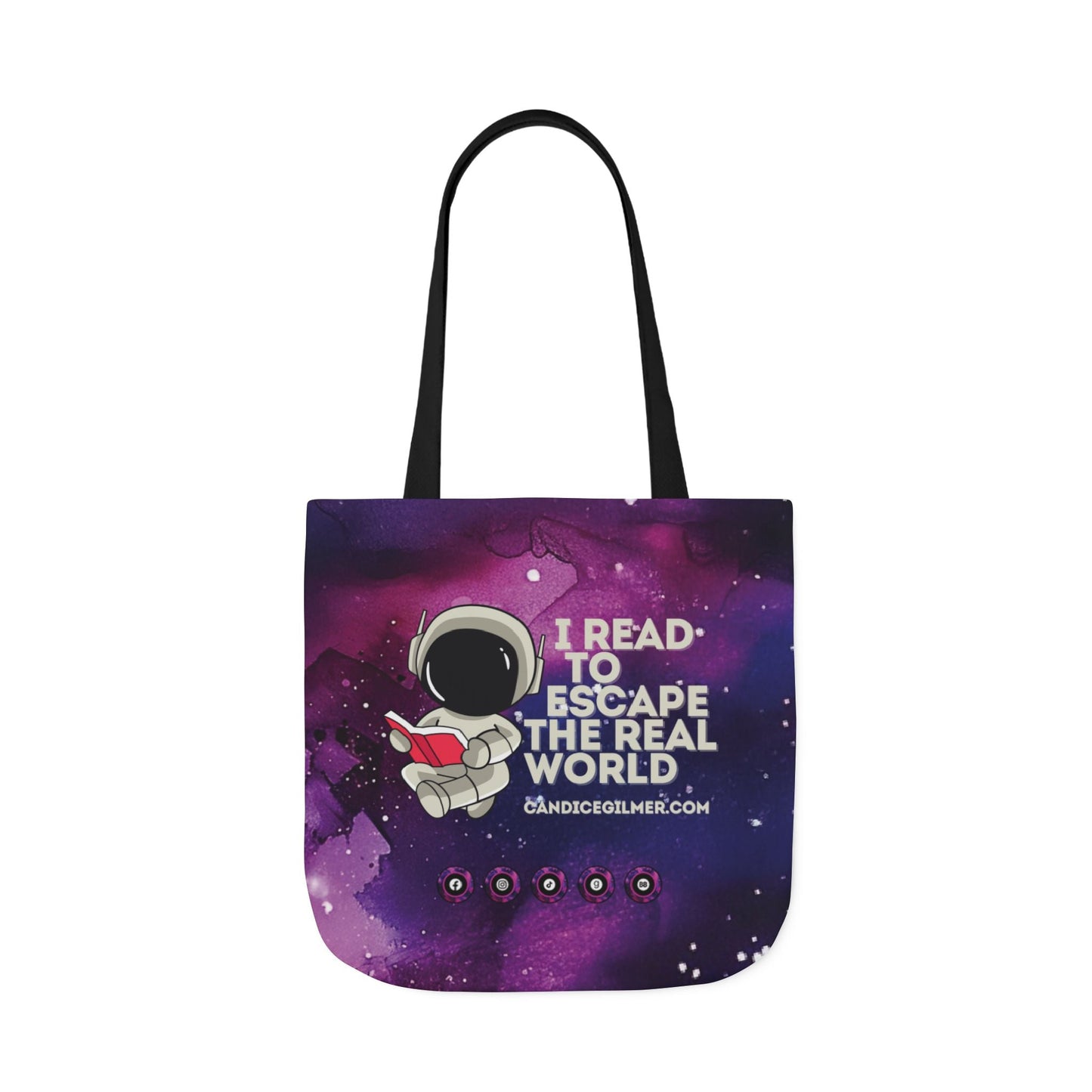 I Read to Escape the Real World Tote Bag - Candice Gilmer Books