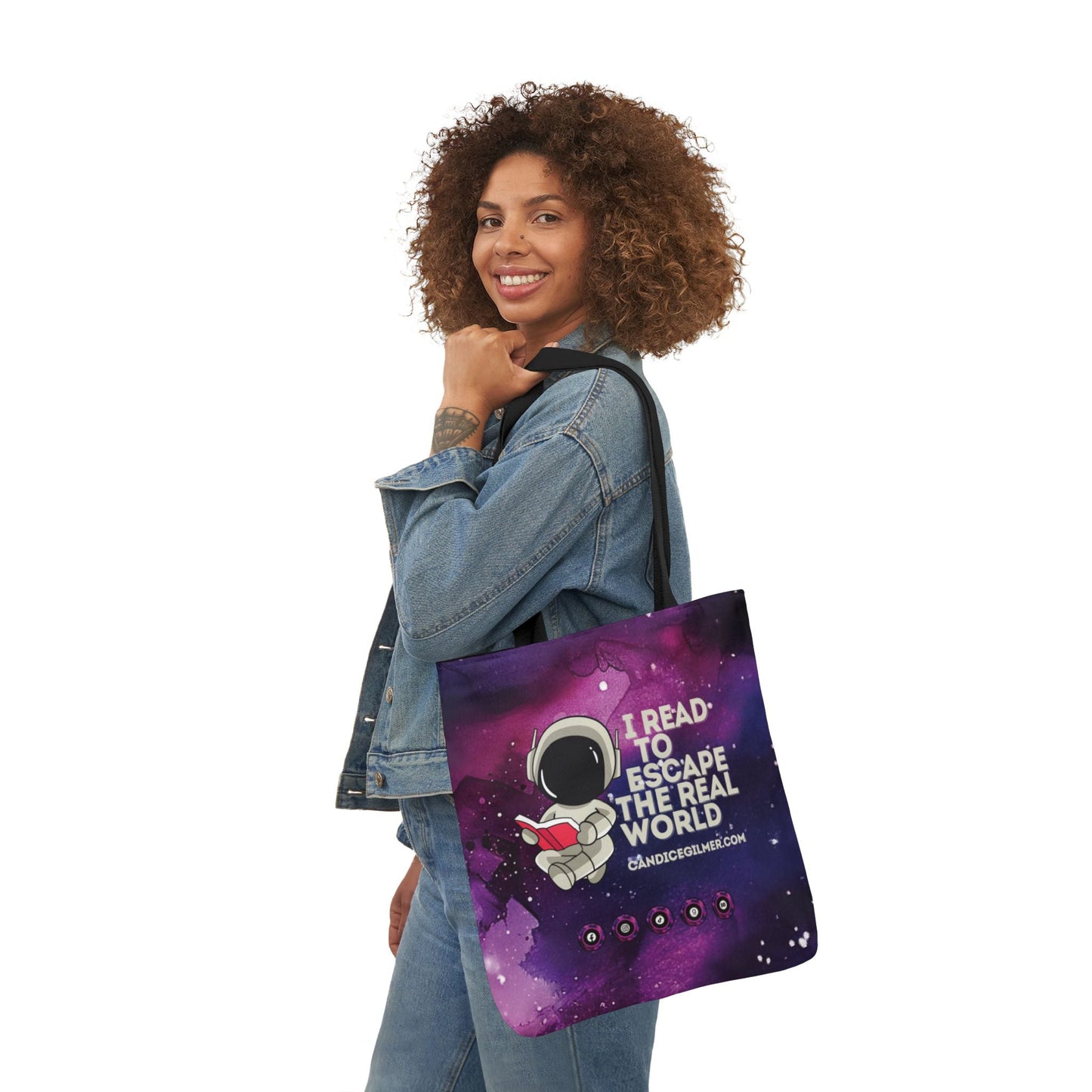 I Read to Escape the Real World Tote Bag - Candice Gilmer Books