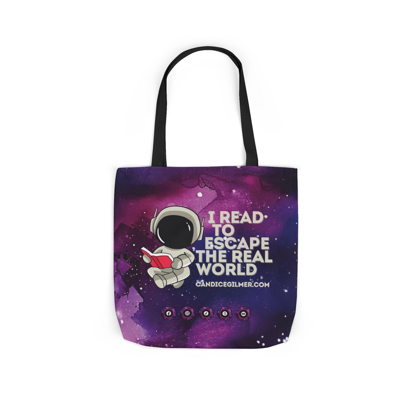 I Read to Escape the Real World Tote Bag - Candice Gilmer Books
