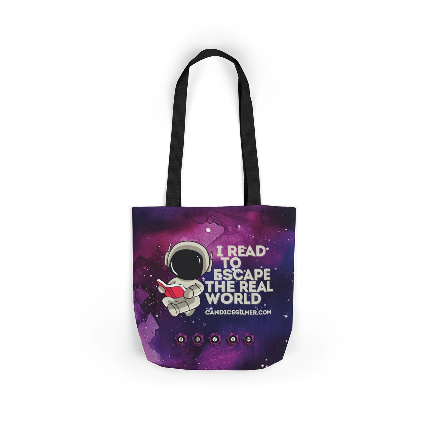I Read to Escape the Real World Tote Bag - Candice Gilmer Books