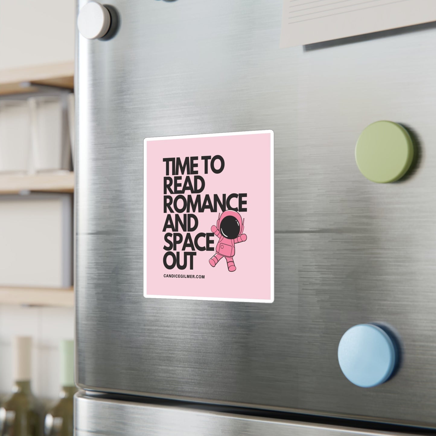 Time to Read Romance and Space Out Vinyl Decals - Candice Gilmer Books