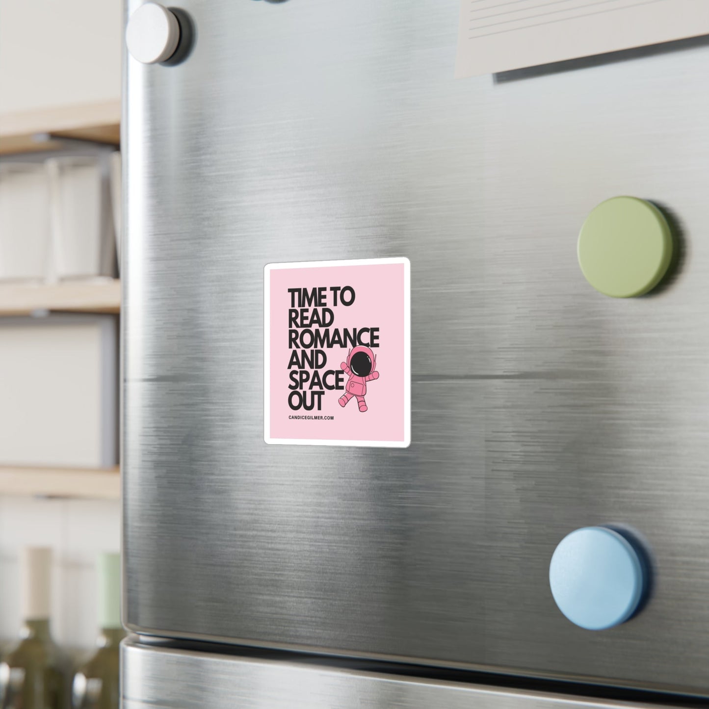 Time to Read Romance and Space Out Vinyl Decals - Candice Gilmer Books