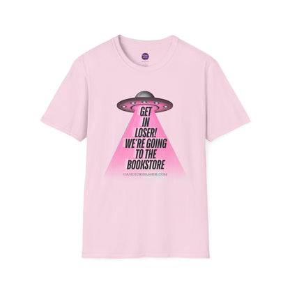 Get In Loser! T-Shirt, Unisex Softstyle Tee - Candice Gilmer Books