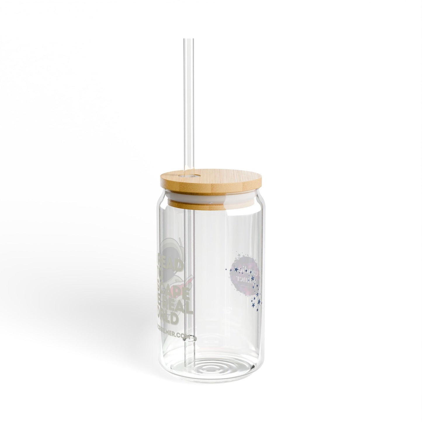I Read to Escape Sipper Glass, 16oz - Candice Gilmer Books
