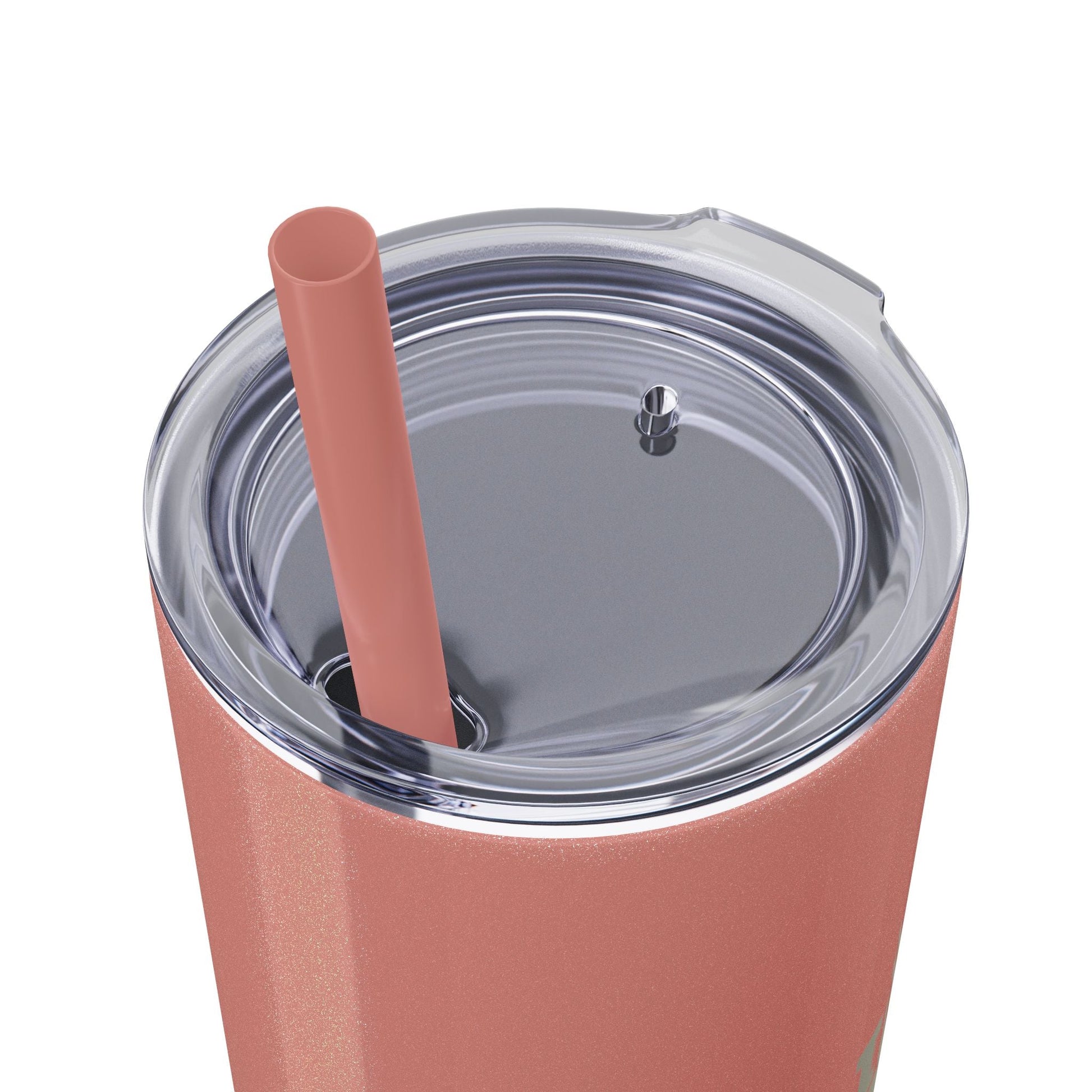 I Read to Escape the Real World Skinny Glitter Tumbler with Straw, Perfect for Space Lovers, Travel Mug, Coffee Cup, Drinkware - Candice Gilmer Books