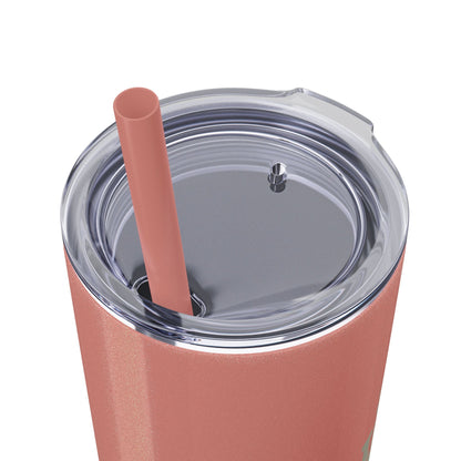 I Read to Escape the Real World Skinny Glitter Tumbler with Straw, Perfect for Space Lovers, Travel Mug, Coffee Cup, Drinkware - Candice Gilmer Books