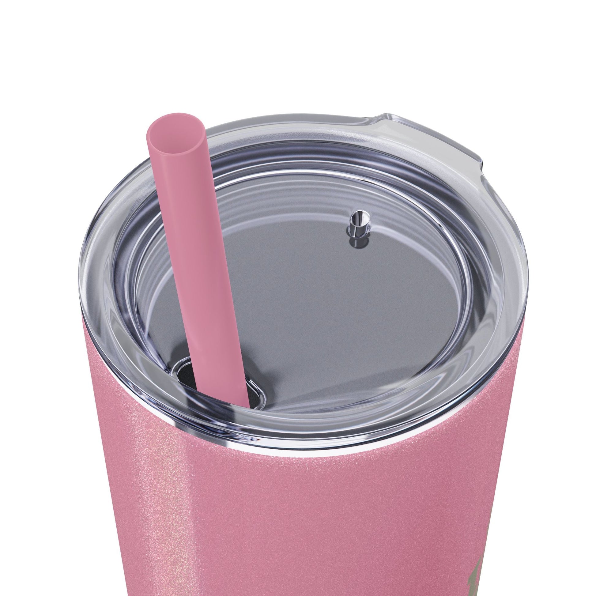 I Read to Escape the Real World Skinny Glitter Tumbler with Straw, Perfect for Space Lovers, Travel Mug, Coffee Cup, Drinkware - Candice Gilmer Books