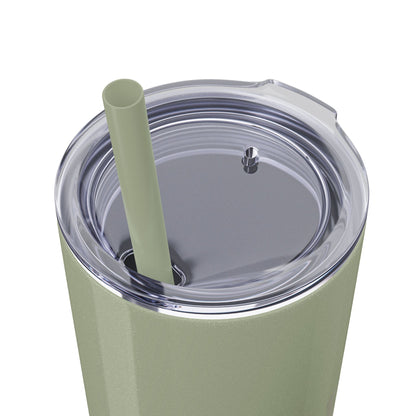 I Read to Escape the Real World Skinny Glitter Tumbler with Straw, Perfect for Space Lovers, Travel Mug, Coffee Cup, Drinkware - Candice Gilmer Books