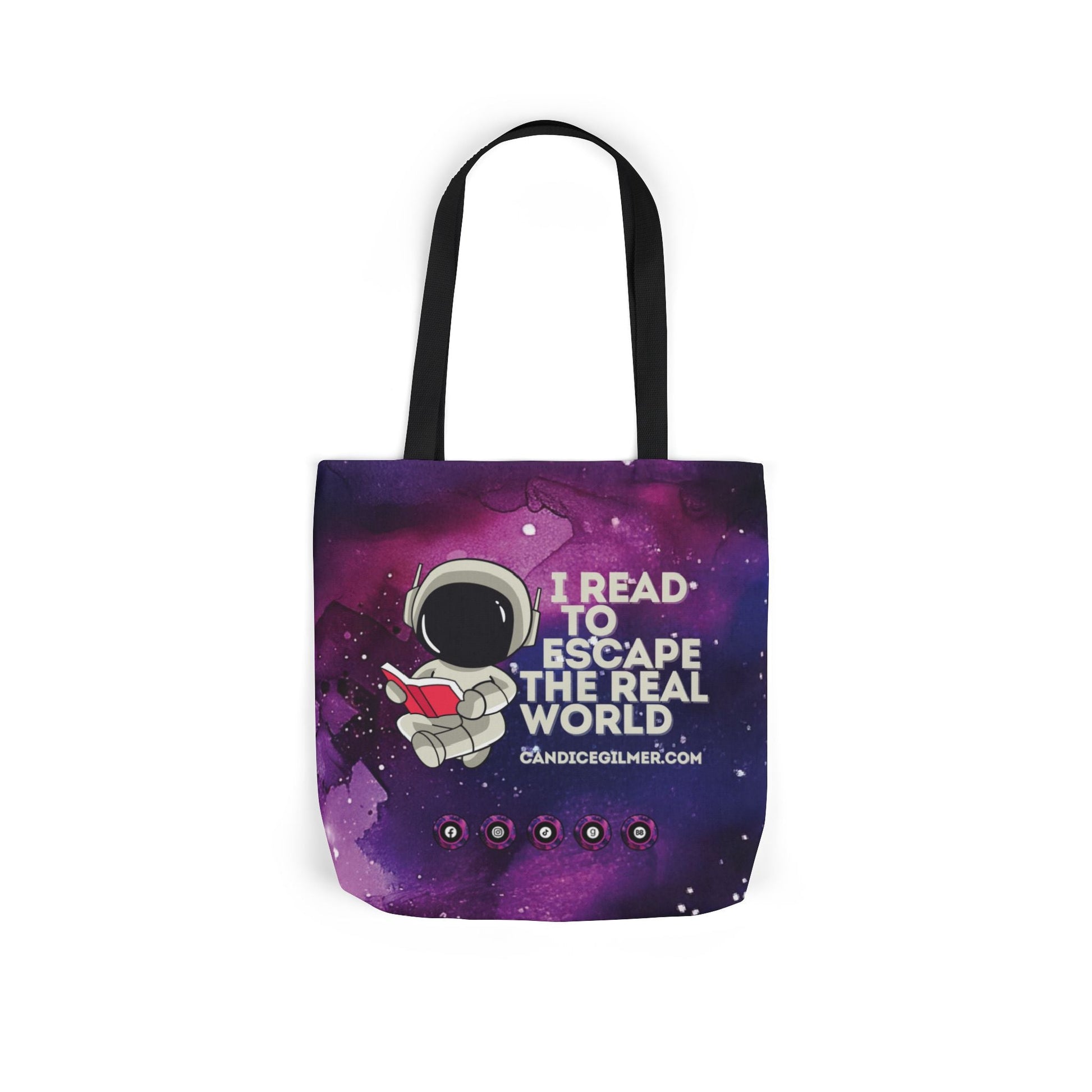 I Read to Escape the Real World Tote Bag - Candice Gilmer Books