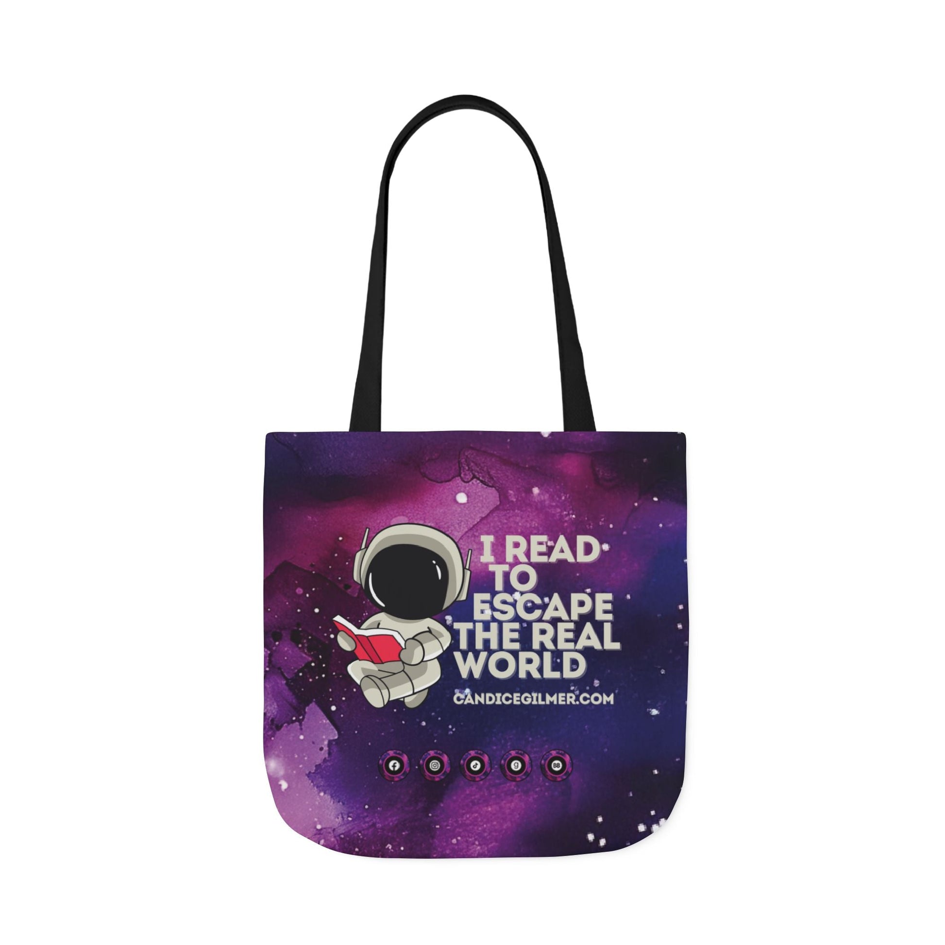 I Read to Escape the Real World Tote Bag - Candice Gilmer Books